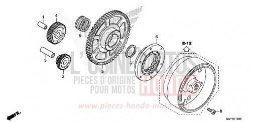 EMBRAYAGE DE DEMARRAGE CTX700AE de 2014